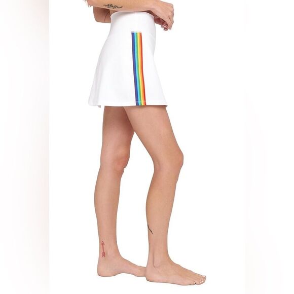 Spiritual Gangster Women's Rainbow Nyla Active Skirt Small New with tags - Picture 1 of 7